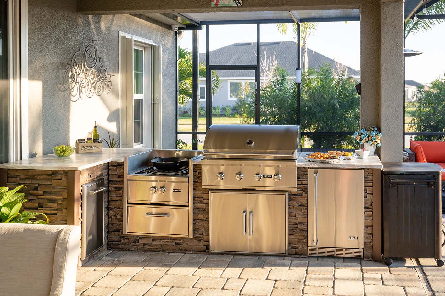 Small Outdoor Kitchen