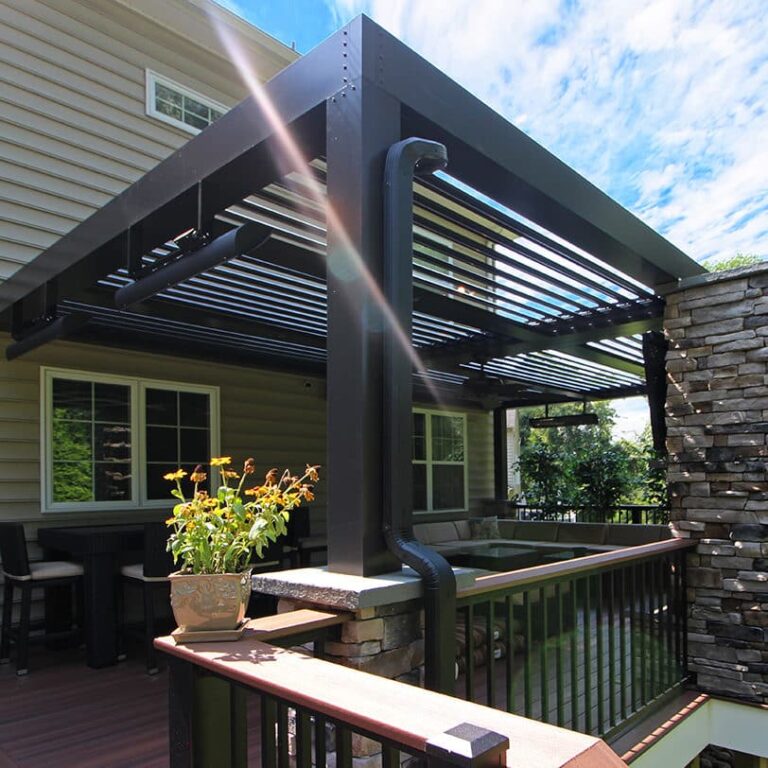 Louvered Pergola Decked Out Builders