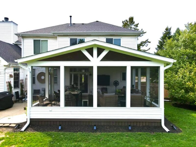 How Much Does a Screened Porch Cost Lake Zurich Decked Out Builders