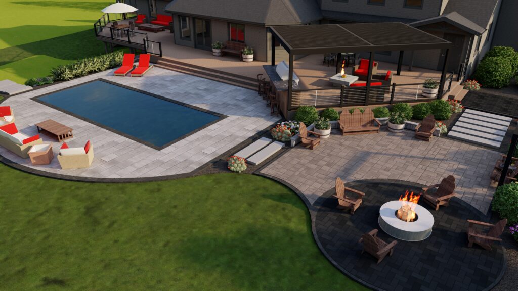 Deck design consultation with Decked Out Builders