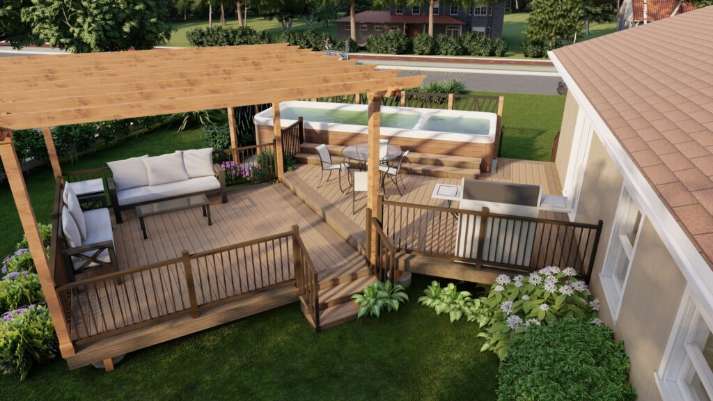 deck design rendering