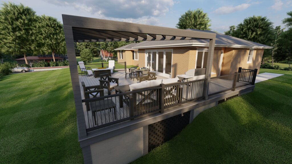 deck design rendering