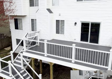 Composite Deck In Lake In The Hills