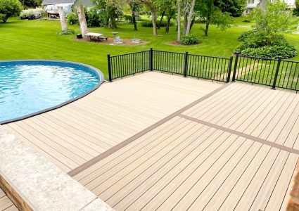 Composite Deck In Spring Grove