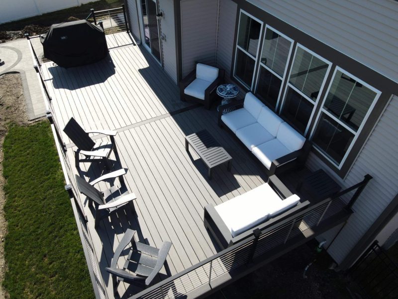 Composite Deck In Crystal Lake