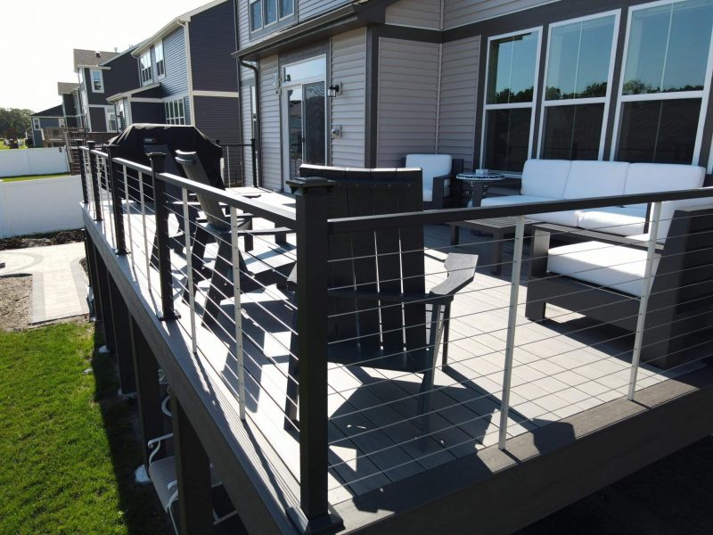 Composite Deck In Crystal Lake