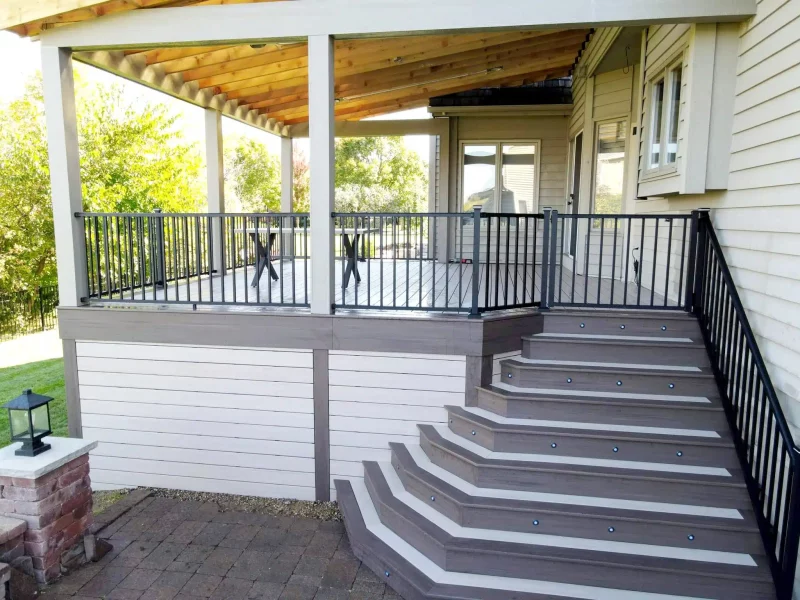 Covered Porch & Deck In Elgin, IL