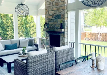 Screened Porch & Deck In Lake Geneva, WI